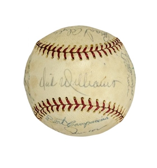 1972 Oakland Athletics World Series Champions Team Signed OAL Cronin Baseball (28 Signatures Including Jackson and Williams)